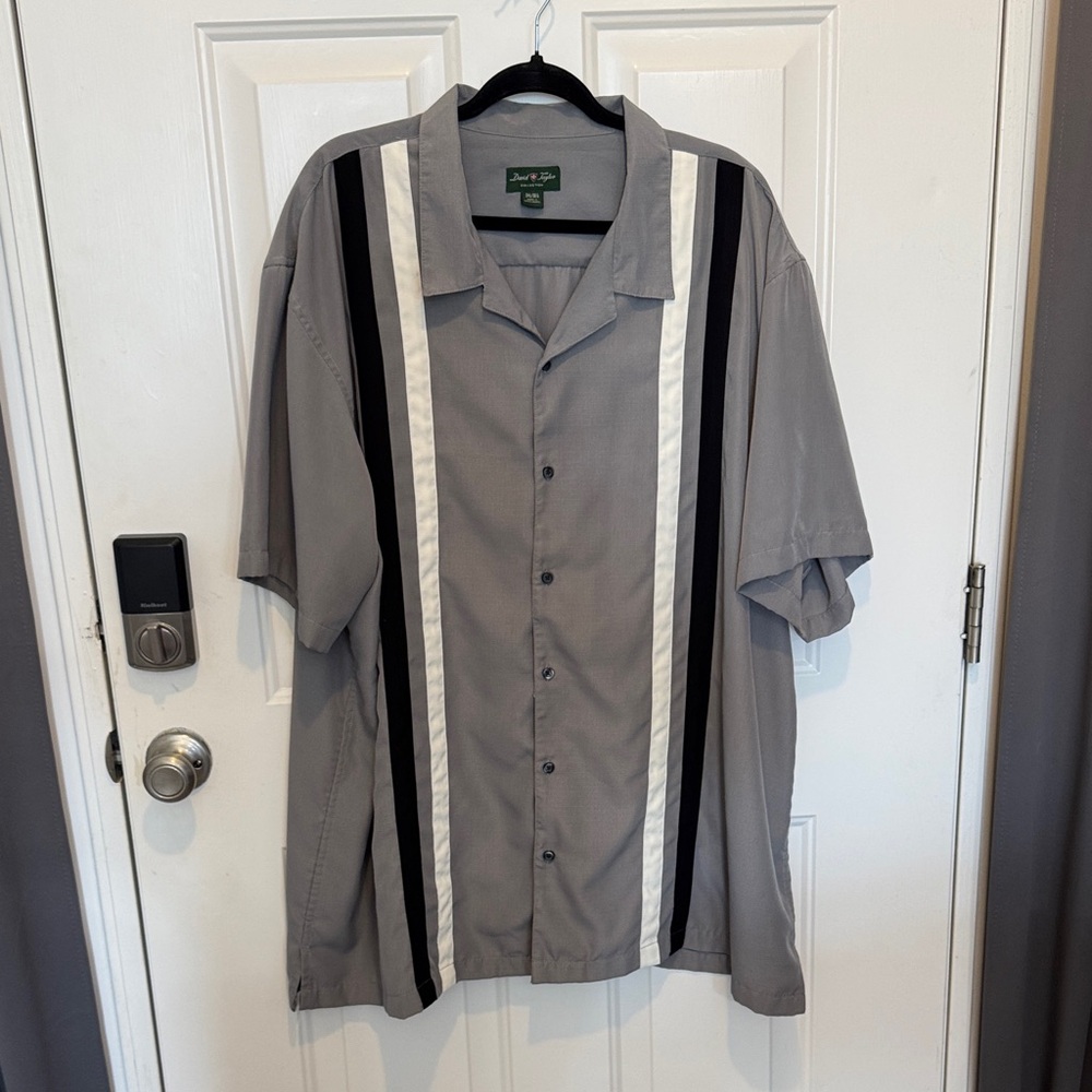David Taylor Light Gray Shirt